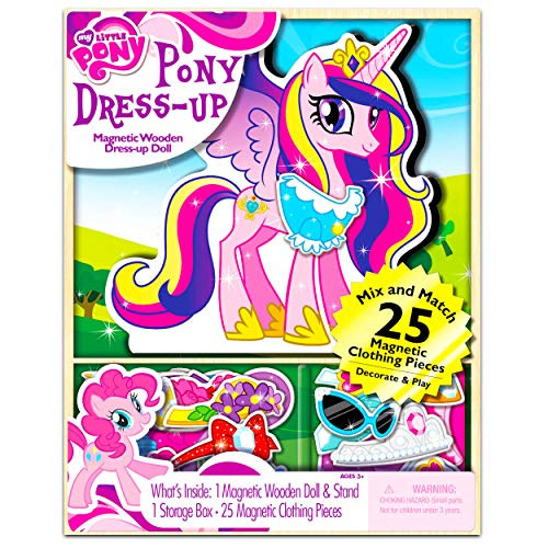 Bendon My Little Pony Wooden Magnetic Playset 25Piece