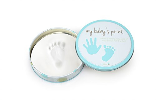 Tiny Ideas Easy to Use Handprint Tin Blue