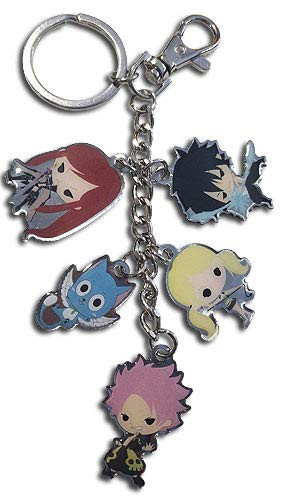 Great Eastern Entertainment Fairy Tail  S8 Sd 5 Charm Metal Keychain