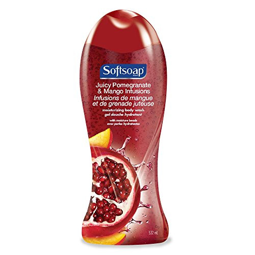 Softsoap Moisturizing Body Wash Pomegranate  Mango 18Ounce Bottles Pack of 3