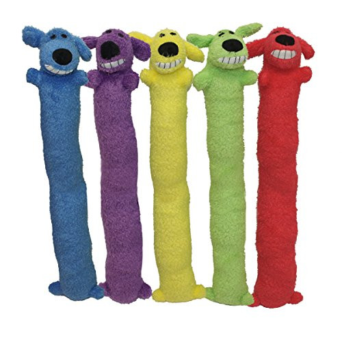 Multipets Original Loofa Jumbo Dog Toy in Assorted Colors 24Inch