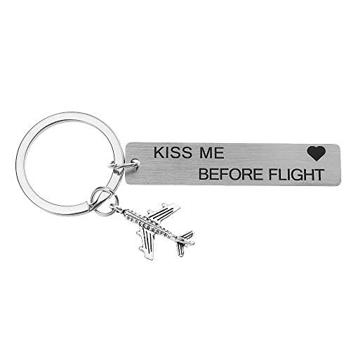 Kiss Me Before Flight Pilot Gift Keychain Traveling Keychain Flight Attendant Air Hostess Stewardess Gift Airplane Jet Keychain Kiss Me Before Flight Pilot Gift Keychain Traveling Keychain Flight Attendant Air Hostess Stewardess Gift Airplane Jet Keychain