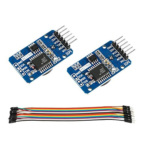 DS3231 AT24C32 IIC RTC Module Clock Timer Memory Module Beats Replace DS1307 I2C RTC Board Compatible with ArduinoBatteries not Included  20 PCS Male to Female Jumper Wire Cable