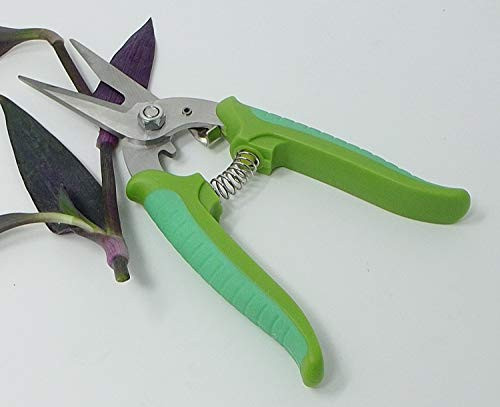 Spring Loaded Flower Clipper Shears Scissors