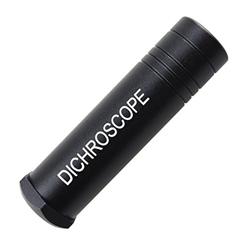 Handheld Heavy Duty Calcite Dichroscope Trichoic Gem  Gemstones Gemological Testing Jeweler Tool Metal Body Gemology 15mm Diameter Gemologist