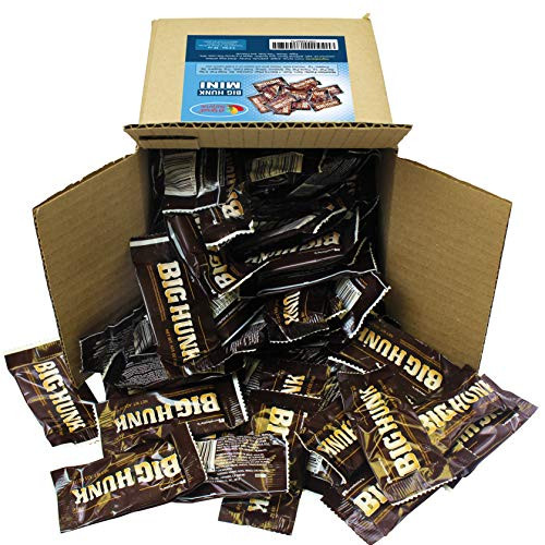 Big Hunk Candy Bars  Annabelle Candy  Mini Nougat Taffy Bar  Approx 120 Bars  Black Candy  Bulk Party Box 6x6x6 Family Size