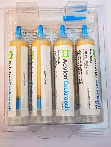 Syngenta Advion 4 Tubes and 1 Plungers Pest Control Insecticide Bait Gel