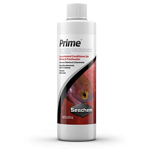 Seachem Prime Fresh and Saltwater Conditioner Chemical Remover and Detoxifier 100 ml Seachem Prime Fresh and Saltwater Conditioner Chemical Remover and Detoxifier 100 ml