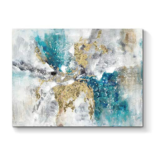 Abstract Wall Art Canvas Artwork Hand Painted Pictures Minimalist Painting for Bedroom  24 x 18 x 1 Panel Abstract Wall Art Canvas Artwork Hand Painted Pictures Minimalist Painting for Bedroom  24 x 18 x 1 Panel