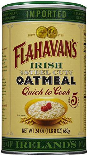 FLAHAVANS Quick To Cook Irish Steel Cut Oatmeal 24 oz