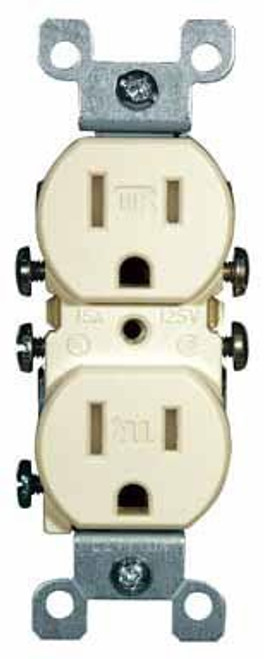 Leviton T5320-I 15A 125V Tamper Resistant, Duplex Receptacle, Residential Grade, Grounding, Ivory (10 Pack) Leviton T5320-I 15A 125V Tamper Resistant, Duplex Receptacle, Residential Grade, Grounding, Ivory (10 Pack)