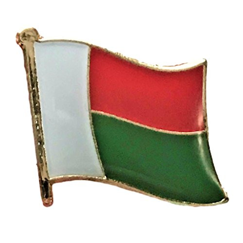 Backwoods Barnaby Madagascar Flag Lapel Pin Backwoods Barnaby Madagascar Flag Lapel Pin