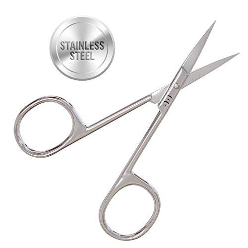 Coco's Closet Cuticle Nail Scissors - Stainless Steel Precision Manicure Scissor - Extra Pointed Curved Fingernail Scissor Coco's Closet Cuticle Nail Scissors - Stainless Steel Precision Manicure Scissor - Extra Pointed Curved Fingernail Scissor
