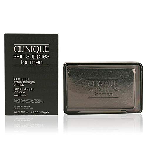 Mens by Clinique Face Soap with Dish Extra Strength  52 oz 150g