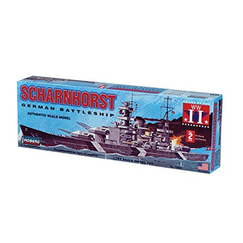 Lindberg Scharnhorst German Battleship Building Kit