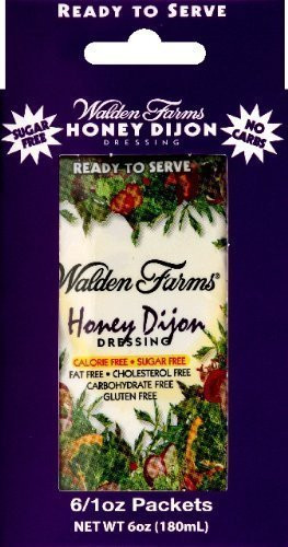 Walden Farms Honey Dijon Salad Dressing Packets  Twelve 1 oz packets 2 Boxes