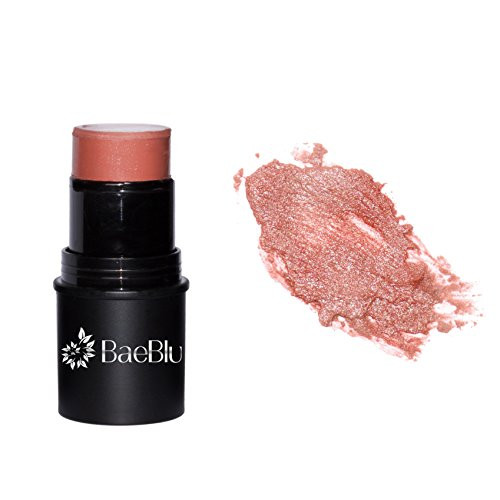 BaeBlu Organic Cheek Tint 100 Natural Vegan GlutenFree Cream Blush Stick Made in USA Sangria