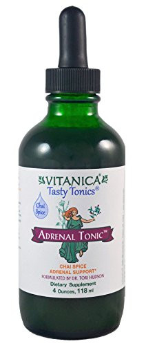 Vitanica  Adrenal Tonic Adrenal Support Vegetarian 4 Ounce