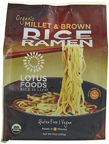 Lotus Foods Organic Ramen NoodlesMillet  Brown10 oz