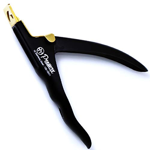 ProMax Acrylic Tip Cutters Ergonomic Style False Nail Tip Clipper Cutters Trimmers Nail Tips Slicers Manicure  Pedicure Nail Art Tools Stainless Steel Black  Gold Colour13010001