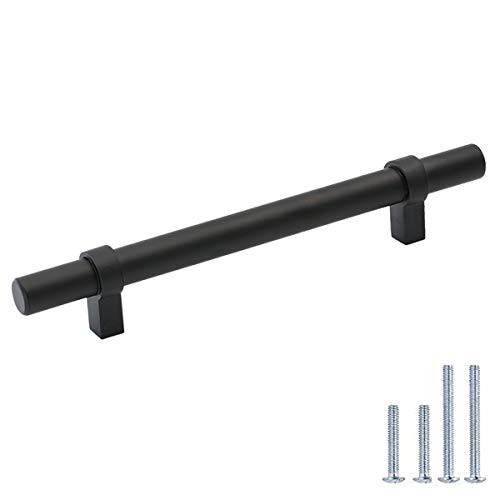 Cabinet Pulls 614 inch Center Black 15 Pack  LST16BK160 Peaha Black Cabinet Handles Square Modern Cupboard Handles Drawer Pulls Black File Cabinet Pulls