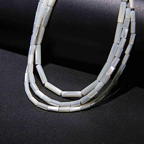 3x5mm Natural Mother of Pearl Shell Beads Column Cylinder Tube Loose Gemstone Beads for Jewelry Making Strand 15 Inch 7880pcs 3x5mm Natural Mother of Pearl Shell Beads Column Cylinder Tube Loose Gemstone Beads for Jewelry Making Strand 15 Inch 7880pcs