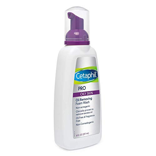 Cetaphil PRO DermaControl Oil Removing Foam Wash 8 oz Pack of 2  Packaging May Vary