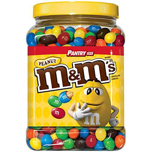 MMs Peanut Chocolate Candy Pantry Size Jar 62 oz pack of 2 A1 MMs Peanut Chocolate Candy Pantry Size Jar 62 oz pack of 2 A1