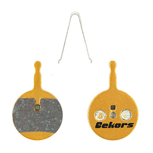 Gekors Metallic Bicycle Disc Brake Pads for Avid BB5 1 Pair with a Spring Golden Gekors Metallic Bicycle Disc Brake Pads for Avid BB5 1 Pair with a Spring Golden