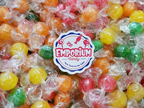 Colombina Sour Balls  Delicious Individually Wrapped Assorted Orange Lemon Strawberry Cherry Green Apple Candy  25 lbs Bulk Candy with Refrigerator Magnet