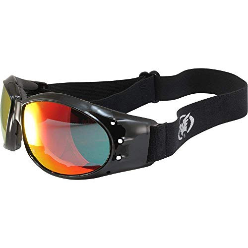 Global Vision Eliminator GTech Motorcycle Goggles Black Frames Red Lens Global Vision Eliminator GTech Motorcycle Goggles Black Frames Red Lens