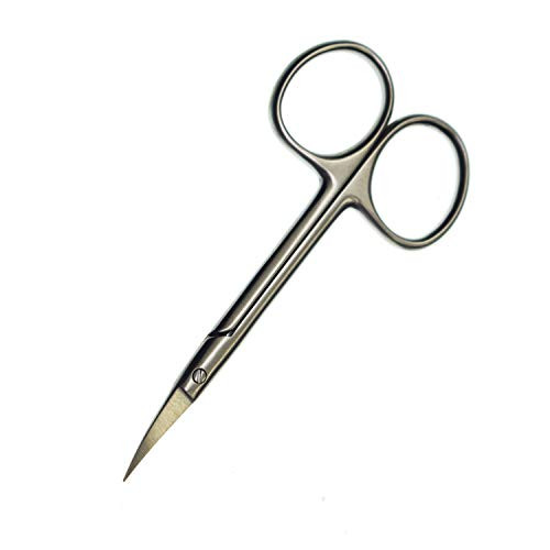 Motanar Cuticle Nail Scissors Stainless Steel Precision Manicure Scissor Extra Pointed Straight Curved Fingernail Scissor Curved Piont Motanar Cuticle Nail Scissors Stainless Steel Precision Manicure Scissor Extra Pointed Straight Curved Fingernail Scissor Curved Piont