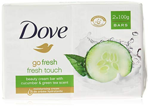 Dove Go Fresh Beauty Bar Soap Cool MoistureFresh Touch 100 G 35 Oz Pack of 12 Dove Go Fresh Beauty Bar Soap Cool MoistureFresh Touch 100 G 35 Oz Pack of 12