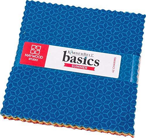 Kim Christopherson KimberBell Basics Kims Picks Summer Charm Pack 42 5inch Squares Maywood Studio