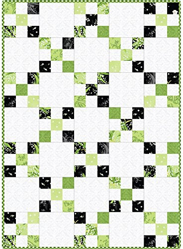 Greenery Irish Chain Pod Quilt Kit Maywood Studio