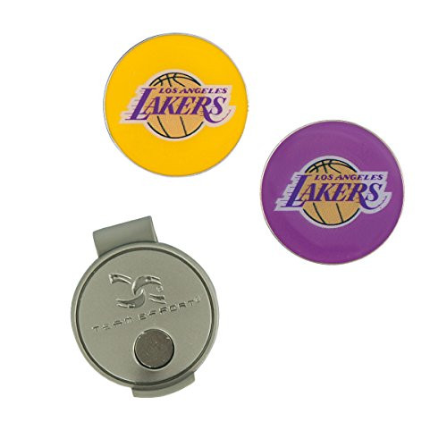 Team Effort NBA Los Angeles Lakers Hat Clip & 2 Ball Markers Team Effort NBA Los Angeles Lakers Hat Clip & 2 Ball Markers