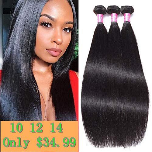 Brazilian Straight Human Hair Bundles 10 12 14 100 Unprocessed 8A Brazilian Straight Virgin Hair Weave Bundles Remy Virgin Hair Extensions Natural Color Brazilian Straight Human Hair Bundles 10 12 14 100 Unprocessed 8A Brazilian Straight Virgin Hair Weave Bundles Remy Virgin Hair Extensions Natural Color