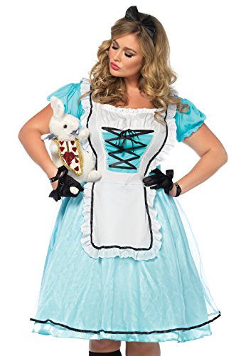 Leg Avenue Womens Costume BlueWhite 3X  4X
