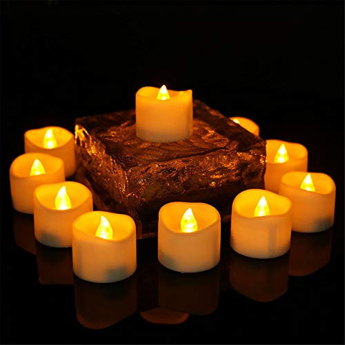 12pcs Flameless LED Tea Light Candles with Timer Electric Battery Operated Flickering Votive Candle for Wedding Party Christmas Window Festival Celebration Home Decor 12pcs Flameless LED Tea Light Candles with Timer Electric Battery Operated Flickering Votive Candle for Wedding Party Christmas Window Festival Celebration Home Decor