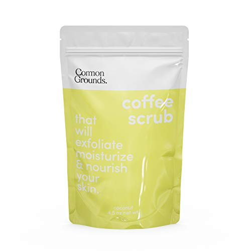 Coffee Body and Face Scrub Coconut  100 Natural Arabica Best Exfoliating Acne Anti Cellulite Stretch Marks Varicose Vein Wash  Eczema Treatment Dead Skin and Moisture Care Made in Brooklyn