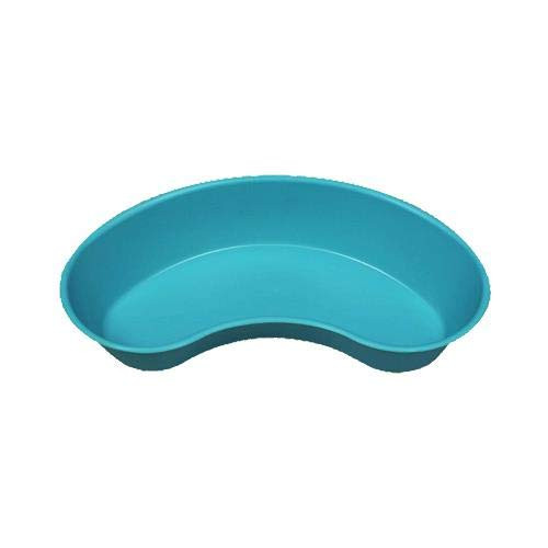Emesis Basin  500 CC Kidney Shaped Turquoise Emesis Basin with Graduations Pack of 5