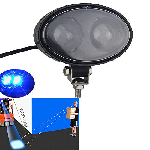 Treedeng 10W 980V LED Forklift Blue Spot Light Warehouse Warning Pedestrian Safety Device Forklift Blue Truck Light
