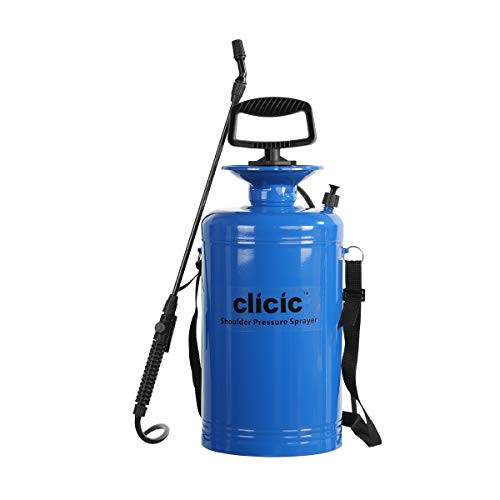 CLICIC 2 Gallon Industrial Sprayer MultiPurpose Lawn Farm  Garden Sprayer and for Water Pesticides Chemicals Herbicides