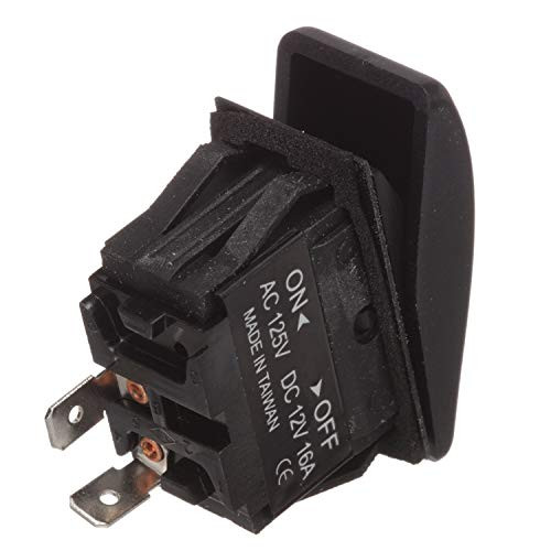 Seachoice 10801 Rocker Switch SPST 2 Terminal Non Illuminated OnOff Black Seachoice 10801 Rocker Switch SPST 2 Terminal Non Illuminated OnOff Black