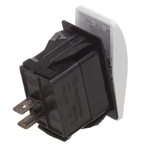 Seachoice 12811 Contura Rocker Switch SPST 2 Terminal NonIlluminated OnOff White Seachoice 12811 Contura Rocker Switch SPST 2 Terminal NonIlluminated OnOff White