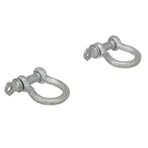 Seachoice 43051 Galvanized Anchor Shackle  14 Inch  1100 Pounds Max Load  2 Pack