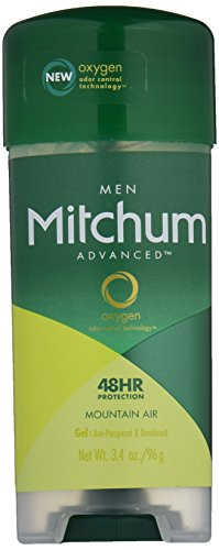 Mitchum Advanced Gel AntiPerspirant  Deodorant Mountain Air 34 Ounce Pack of 4