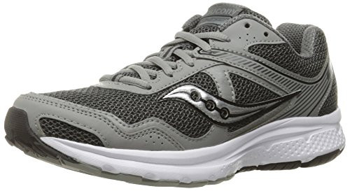 Saucony Mens Cohesion 10 Running Shoe GreySilver 95