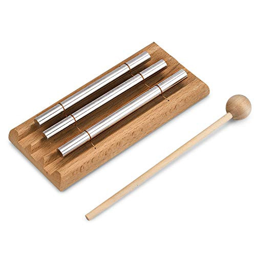 Meditation Trio Chime EONLION Three Tone Solo Percussion Instrument for Prayer Yoga Eastern Energy Chime for Meditation and Classroom Use Meditation Trio Chime EONLION Three Tone Solo Percussion Instrument for Prayer Yoga Eastern Energy Chime for Meditation and Classroom Use
