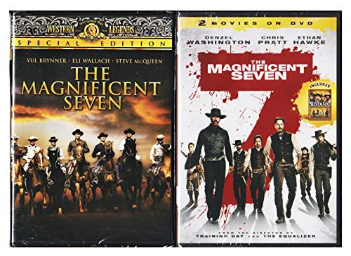 The Magnificent Fourteen Double Feature Wild West Set Magnificent Seven 1960 2016 Remake The Magnificent Fourteen Double Feature Wild West Set Magnificent Seven 1960 2016 Remake